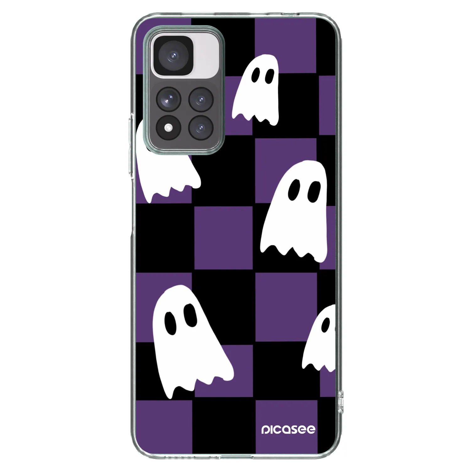 Picasee Xiaomi Redmi Note 11 Pro+ 5G Hülle - Transparentes Silikon - Ghosts