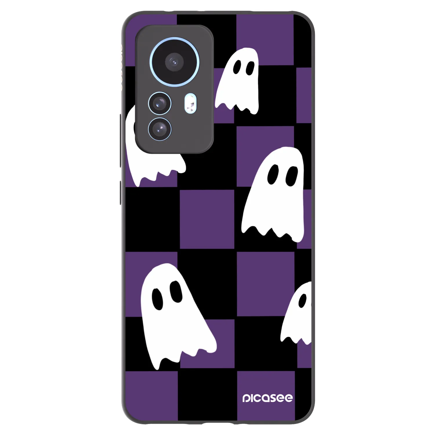 Picasee Xiaomi 12T Hülle - Schwarzes Silikon - Ghosts
