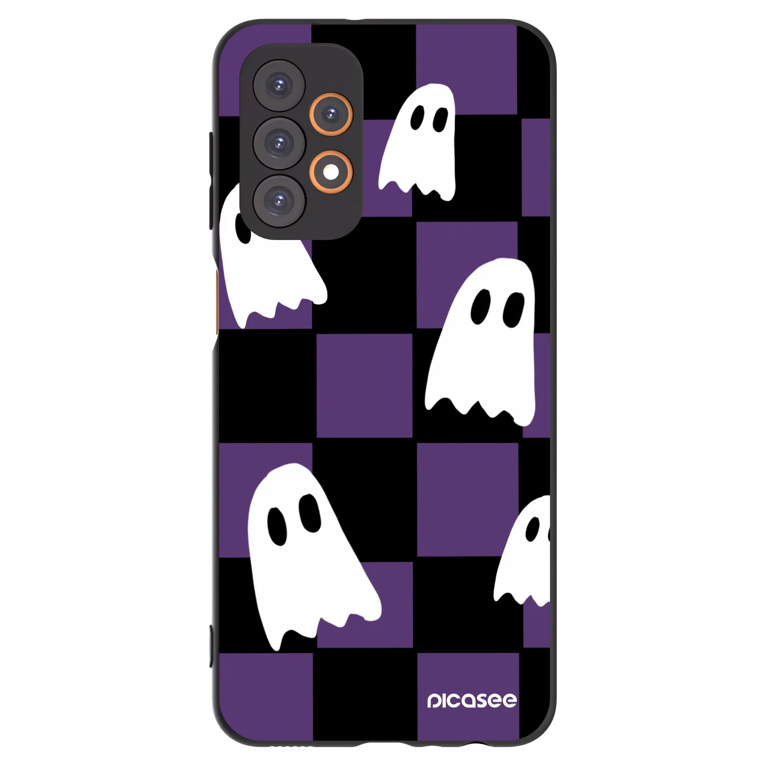 Picasee Samsung Galaxy A23 A236B 5G Hülle - Schwarzes Silikon - Ghosts