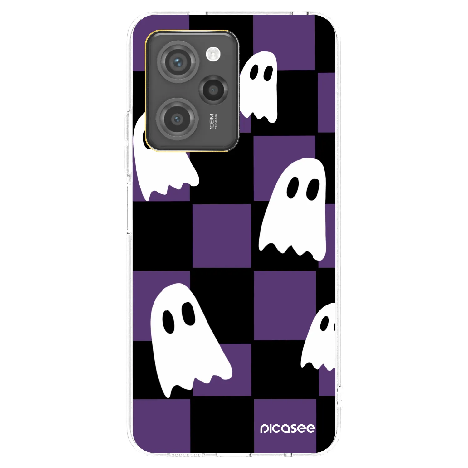 Picasee Xiaomi Poco X5 Pro Hülle - Schwarzes Silikon - Ghosts