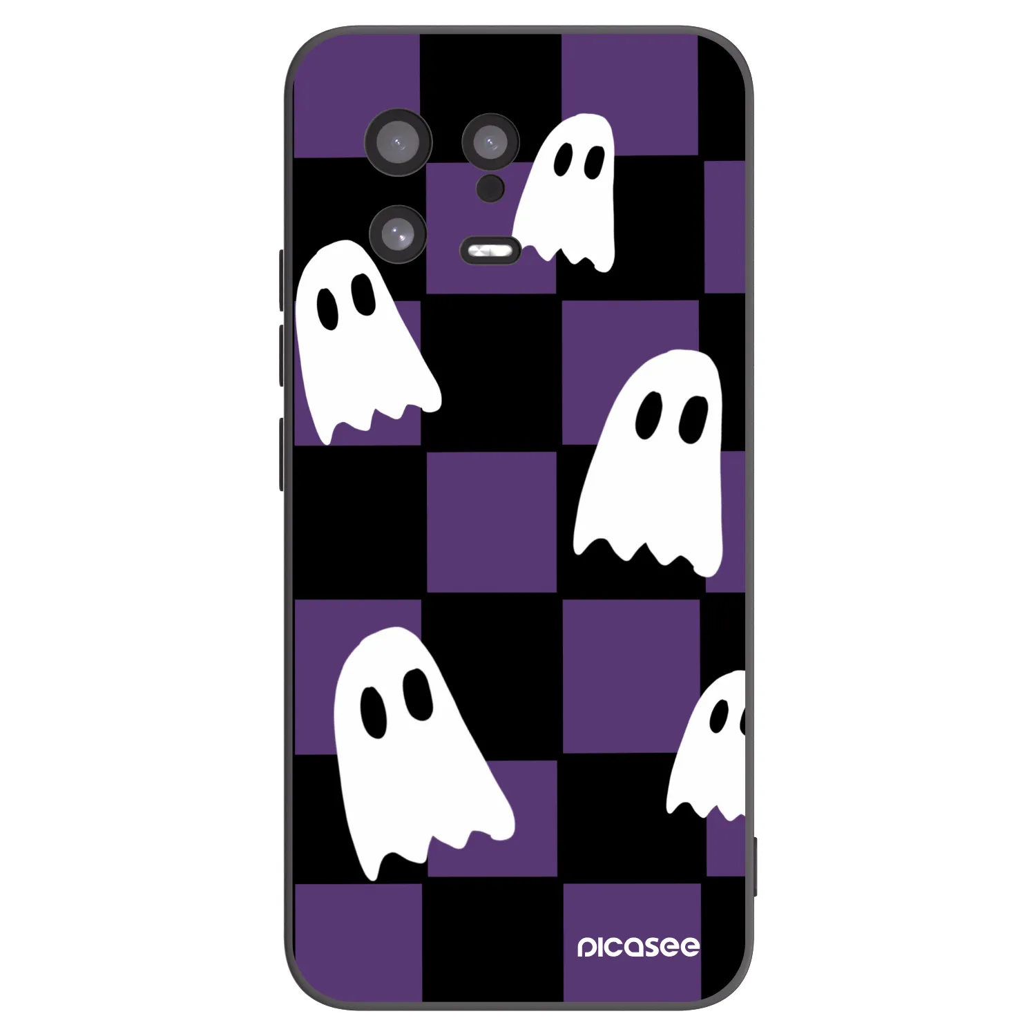 Picasee Xiaomi 13 Hülle - Schwarzes Silikon - Ghosts