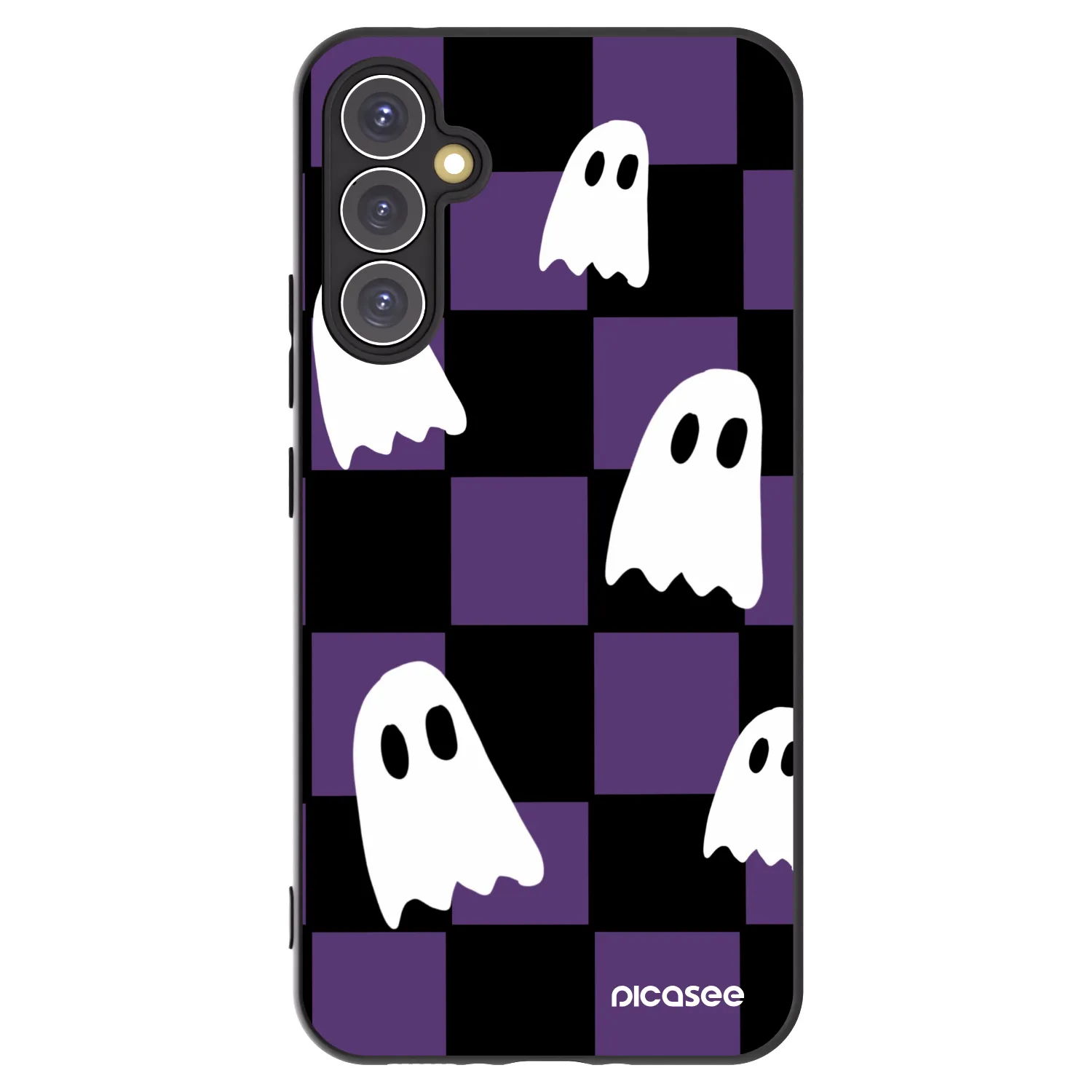 Picasee Samsung Galaxy A34 5G A346B Hülle - Schwarzes Silikon - Ghosts