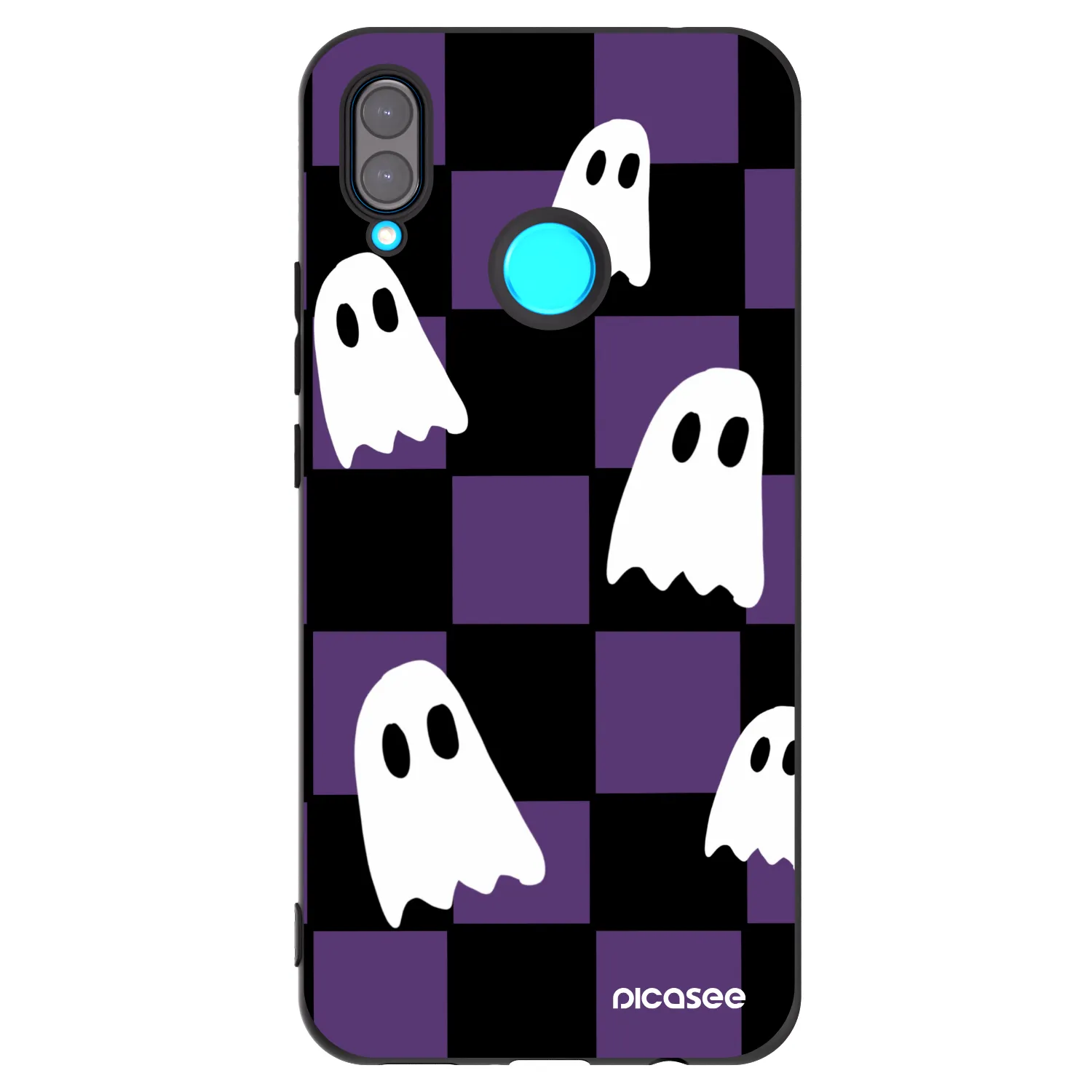 Picasee Huawei Nova 3i Hülle - Schwarzes Silikon - Ghosts