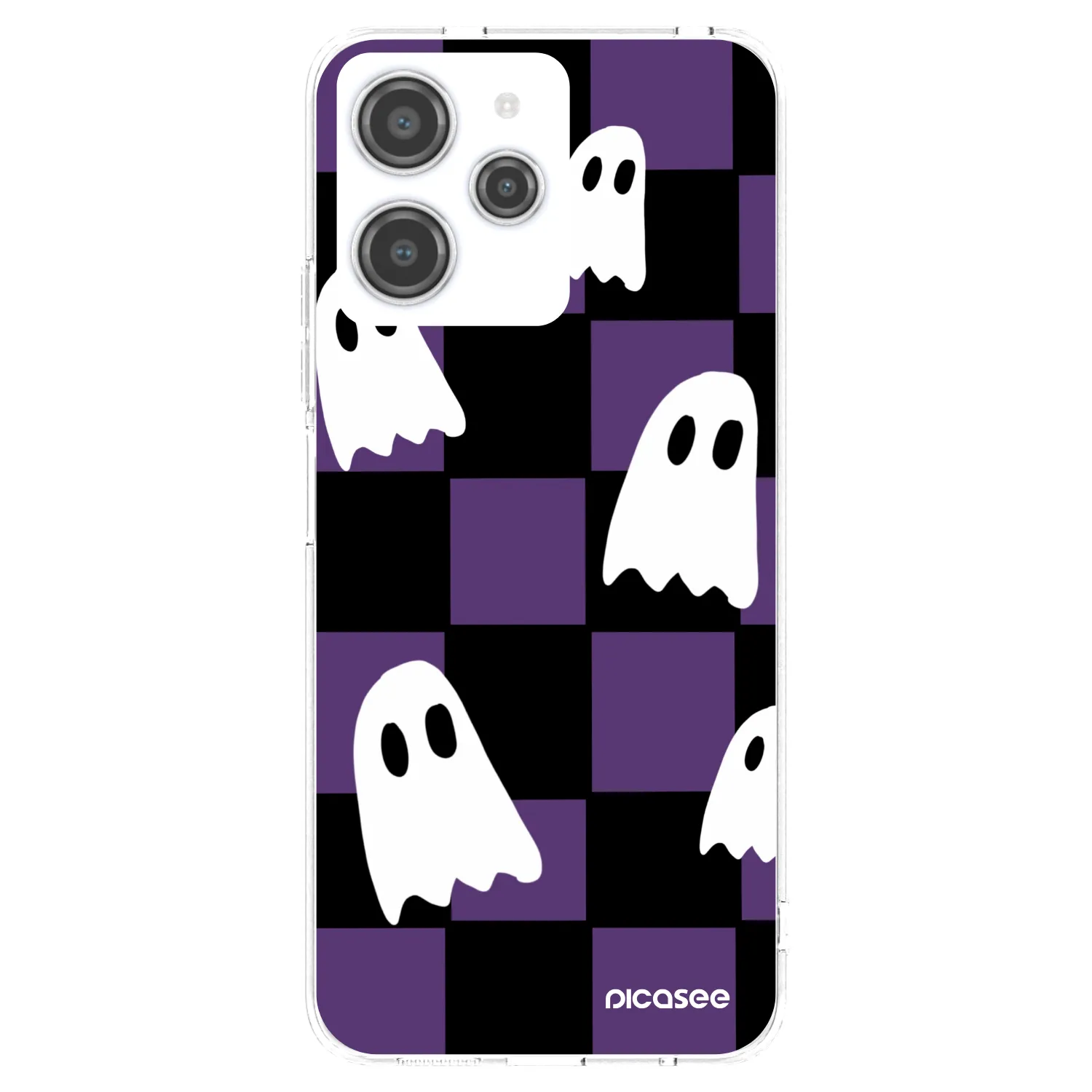 Picasee Xiaomi Redmi 12 4G Hülle - Transparentes Silikon - Ghosts