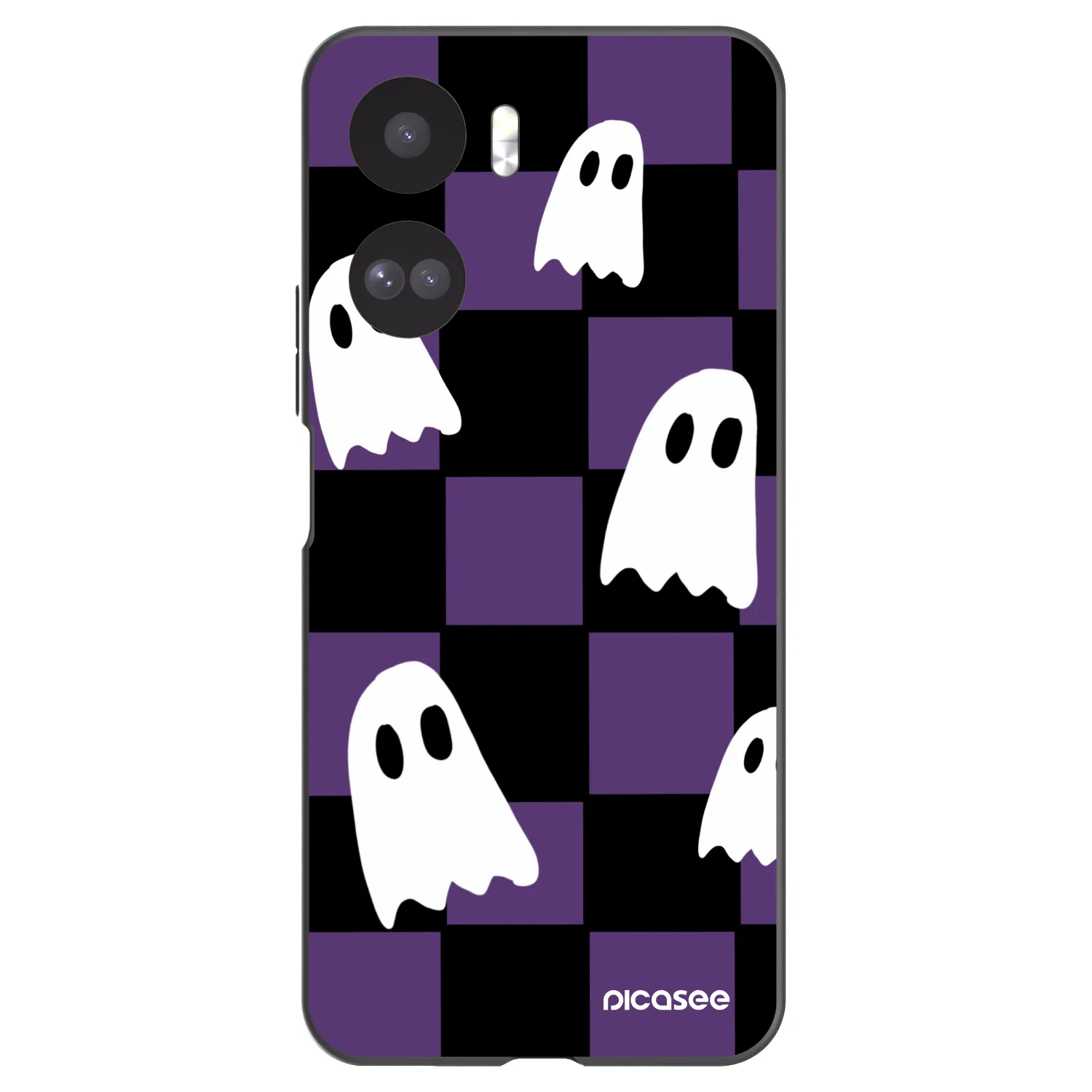 Picasee Honor 90 Lite 5G Hülle - Schwarzes Silikon - Ghosts
