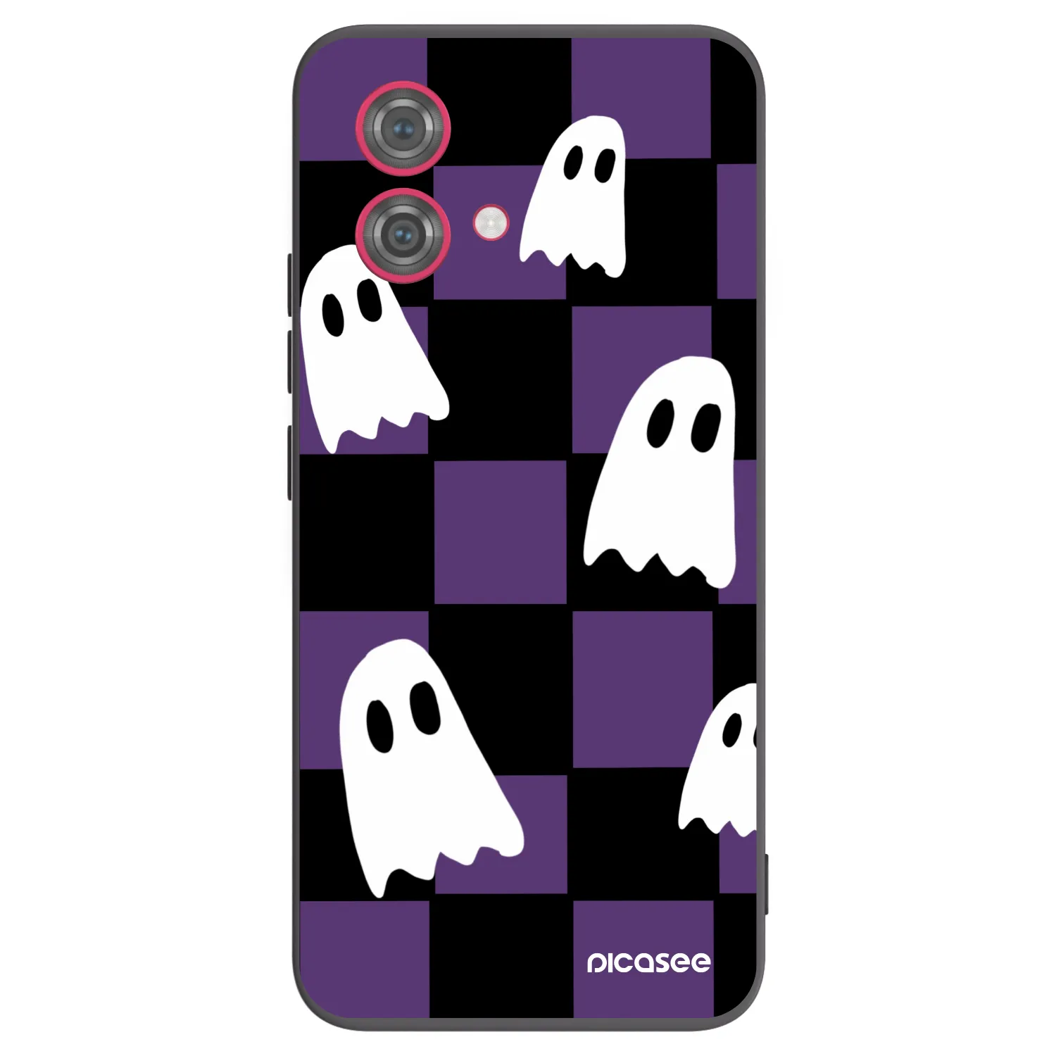 Picasee Motorola Moto G84 5G Hülle - Schwarzes Silikon - Ghosts