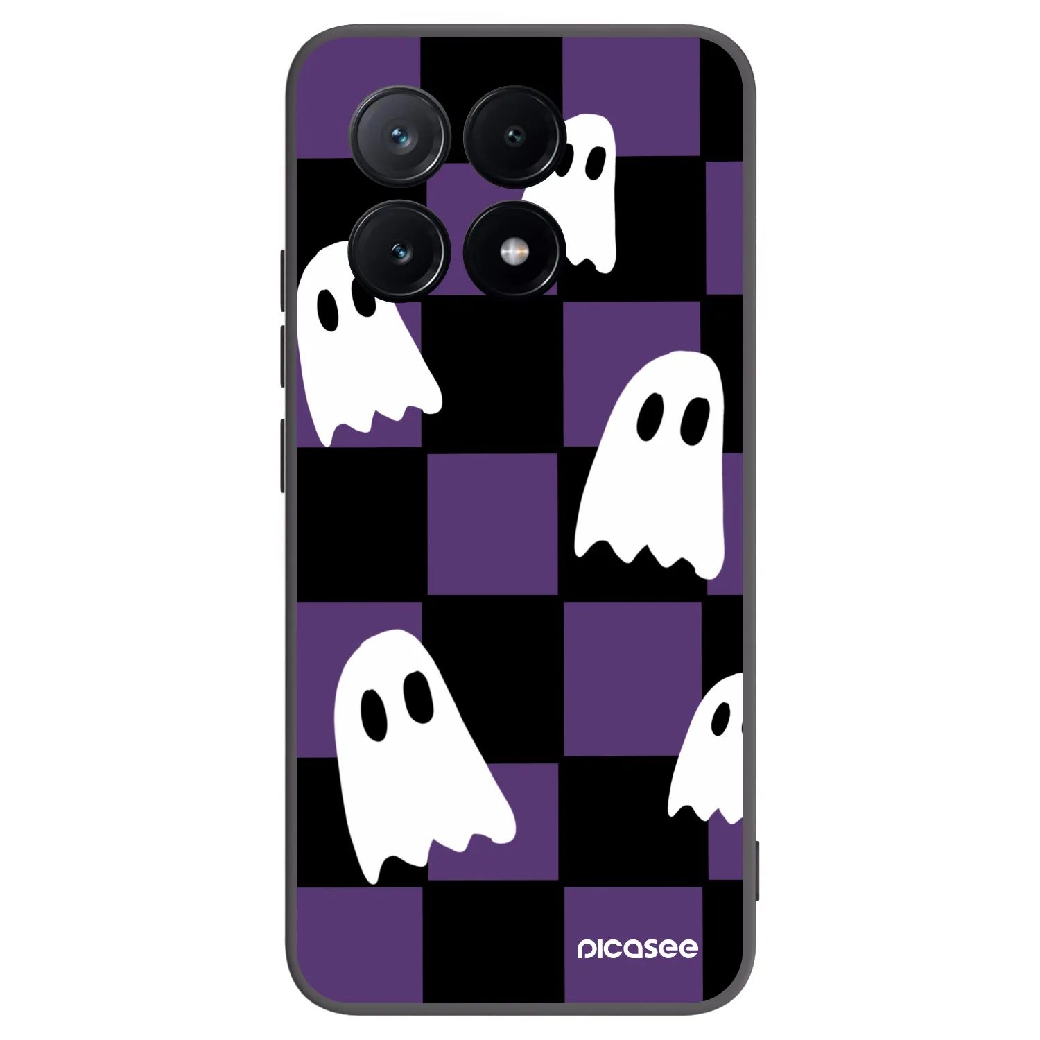 Picasee Xiaomi Poco X6 Pro Hülle - Schwarzes Silikon - Ghosts