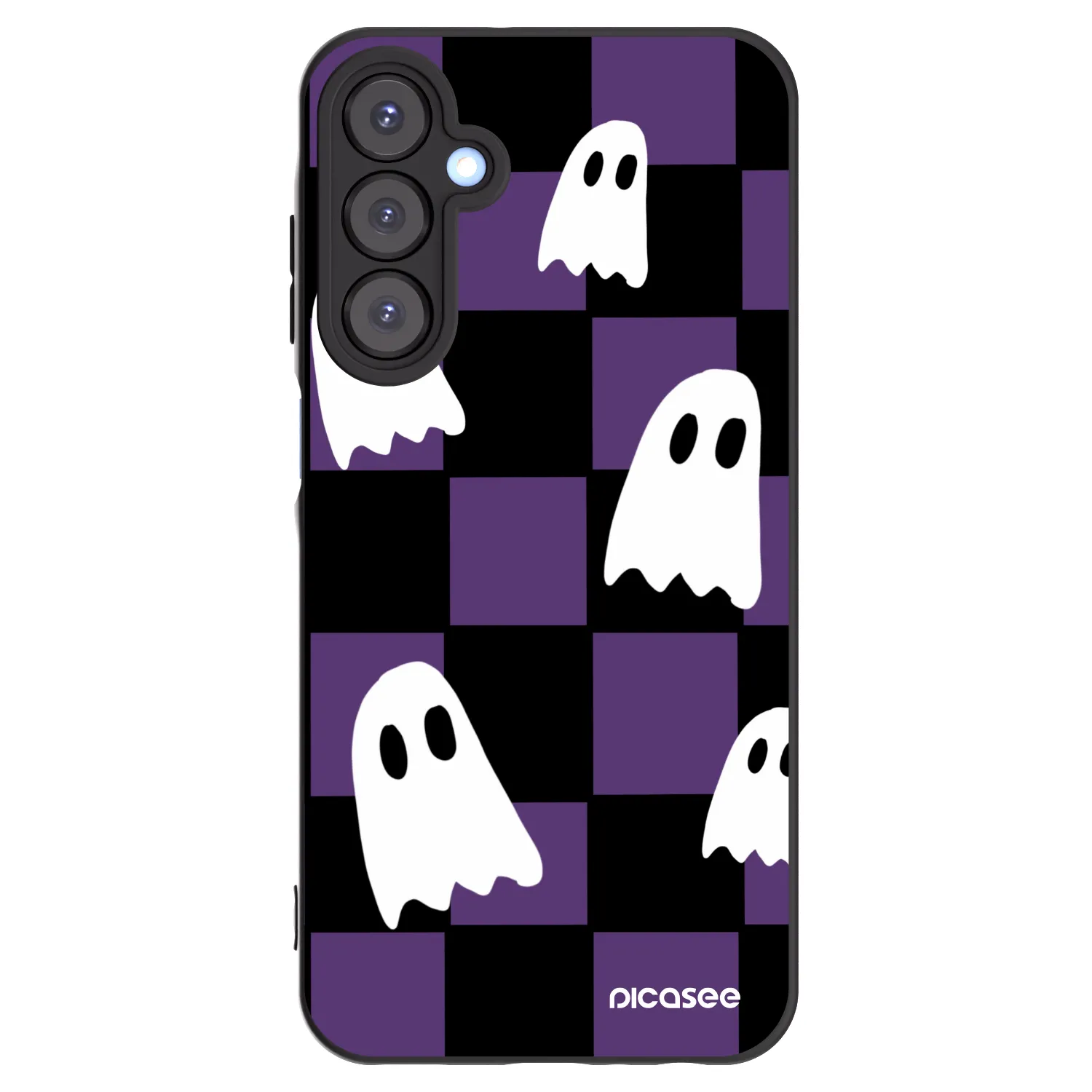 Picasee Samsung Galaxy A25 A256B 5G Hülle - Schwarzes Silikon - Ghosts