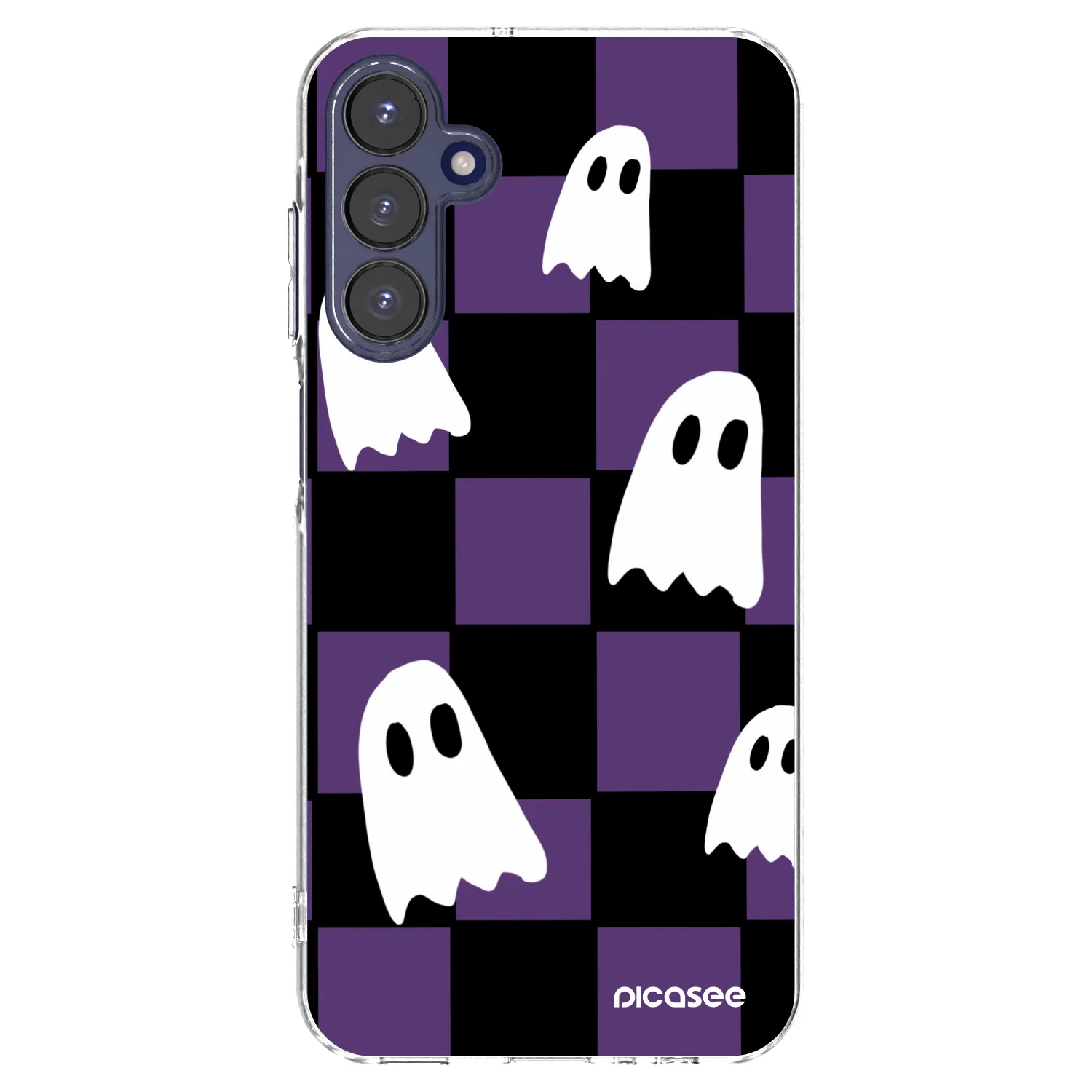 Picasee Samsung Galaxy A15 A155F 4G Hülle - Transparentes Silikon - Ghosts