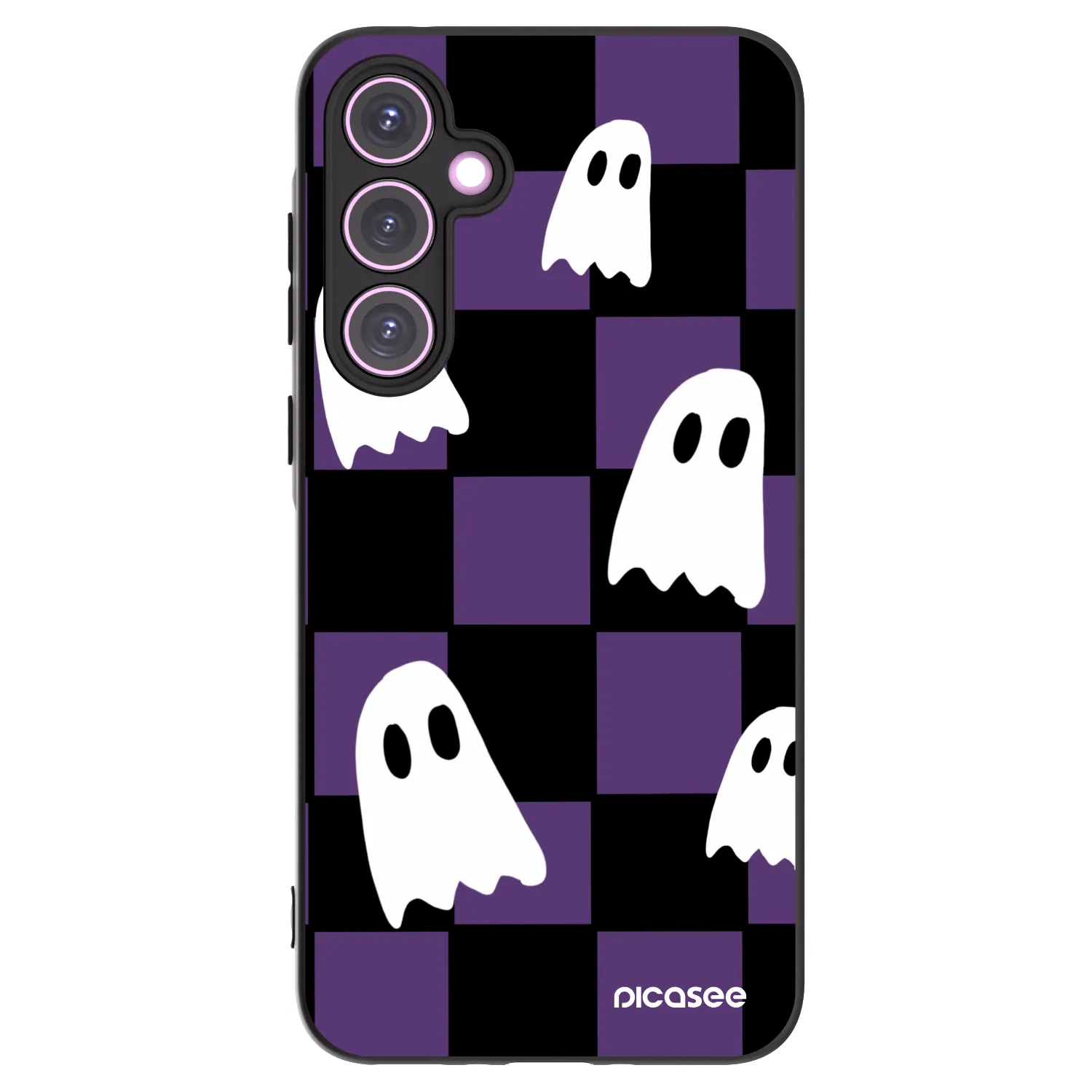 Picasee Samsung Galaxy A35 5G A356B Hülle - Schwarzes Silikon - Ghosts