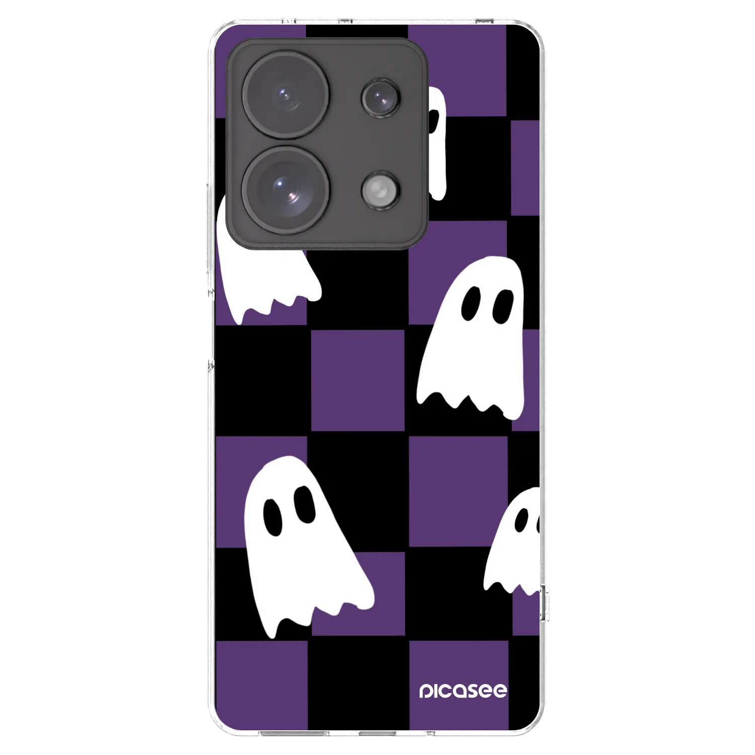 Picasee Xiaomi Redmi Note 13 Pro 4G Hülle - Transparentes Silikon - Ghosts