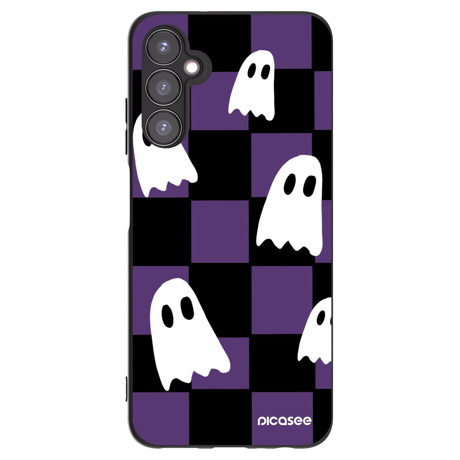 Picasee Samsung Galaxy A05s A057G Hülle - Schwarzes Silikon - Ghosts