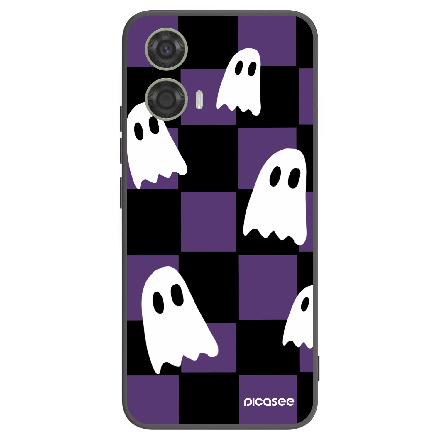 Picasee Motorola Moto G24 Hülle - Schwarzes Silikon - Ghosts