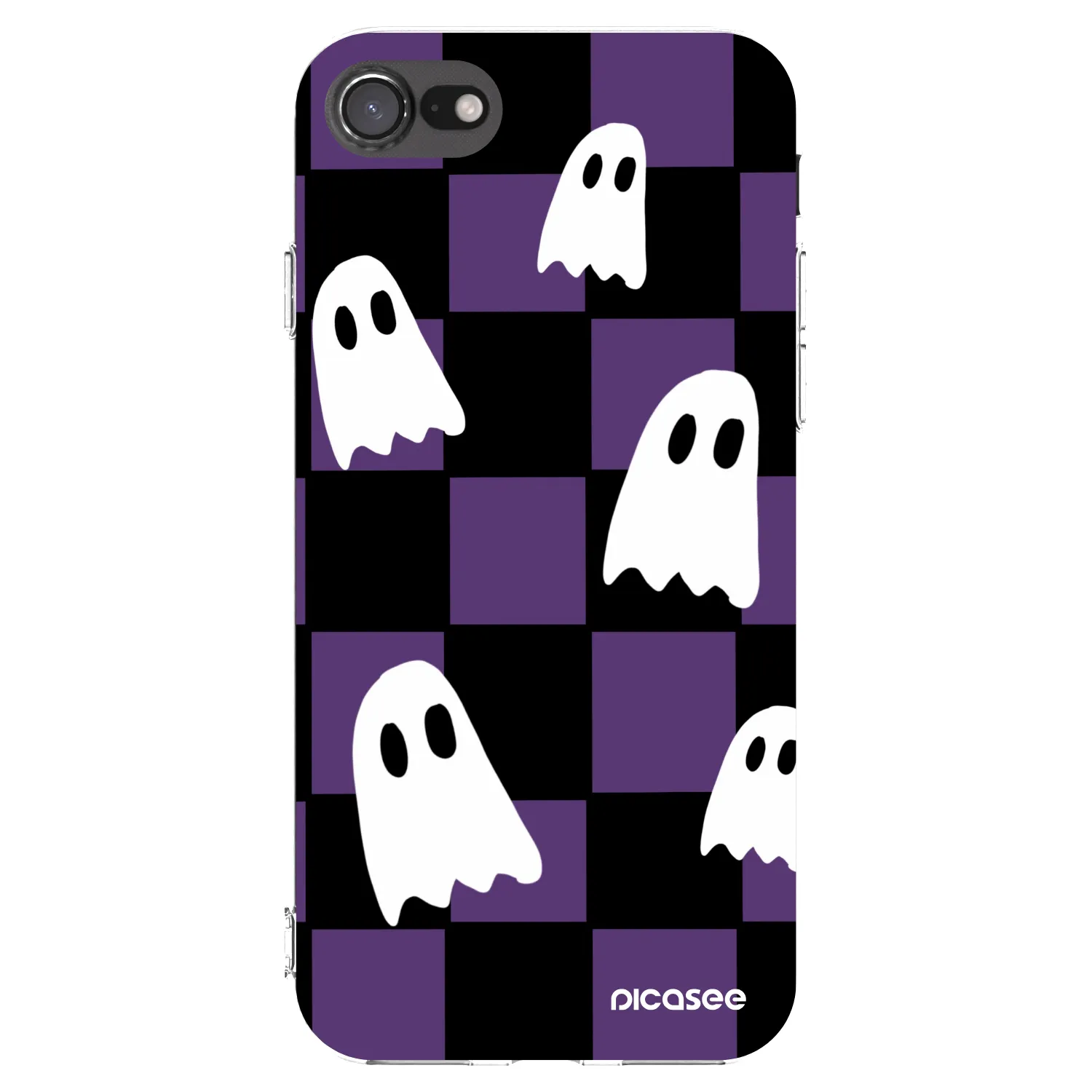 Picasee Apple iPhone 7 Hülle - Transparentes Silikon - Ghosts