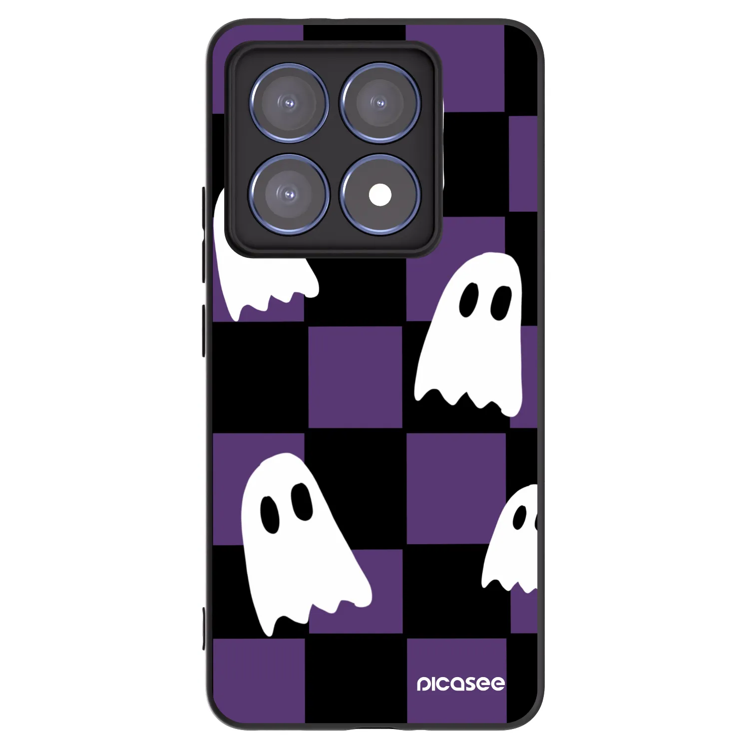 Picasee Xiaomi 14T Pro Hülle - Schwarzes Silikon - Ghosts