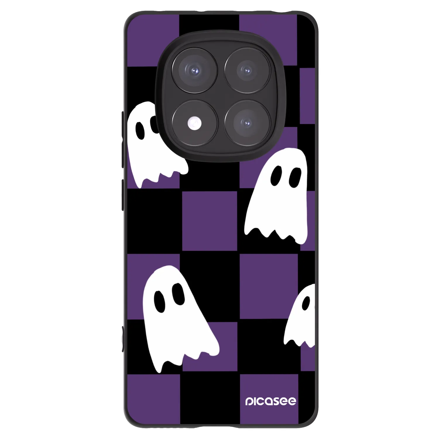 Picasee Xiaomi Redmi Note 14 Pro+ 5G Hülle - Schwarzes Silikon - Ghosts