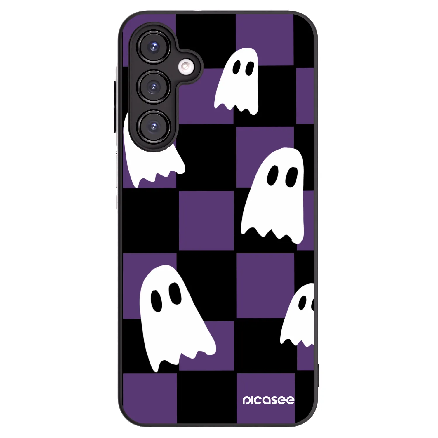 Picasee Samsung Galaxy A16 5G Hülle - Schwarzes Silikon - Ghosts