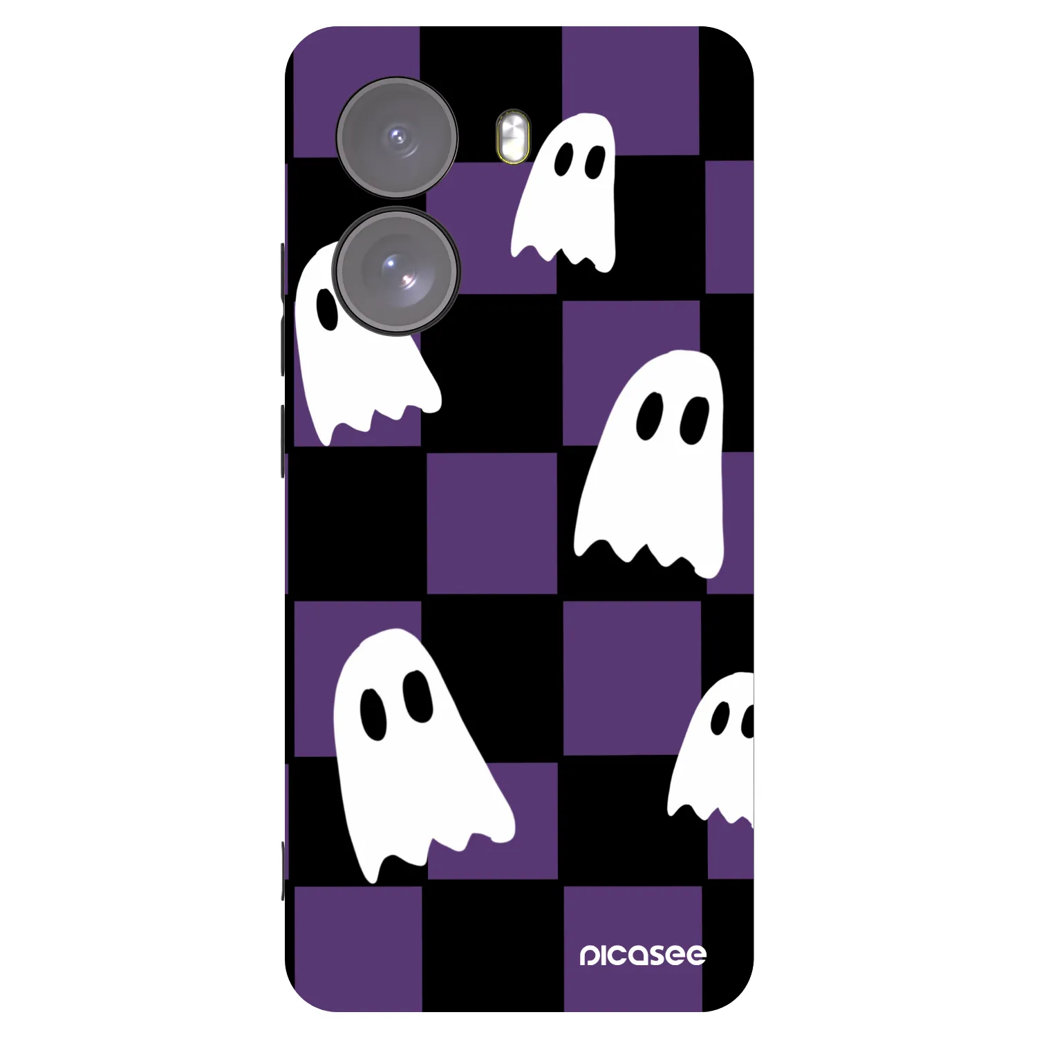 Picasee Xiaomi Poco X7 Hülle - Schwarzes Silikon - Ghosts
