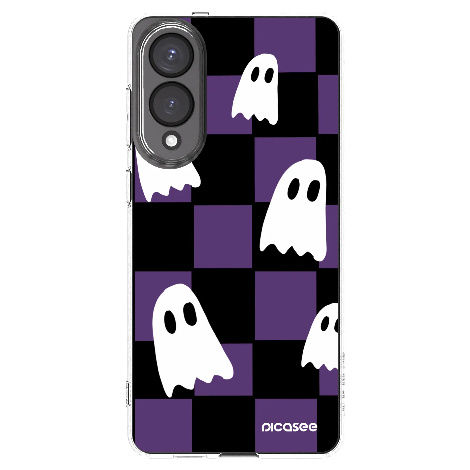 Picasee Samsung Galaxy S25 Edge 5G Hülle - Transparentes Silikon - Ghosts