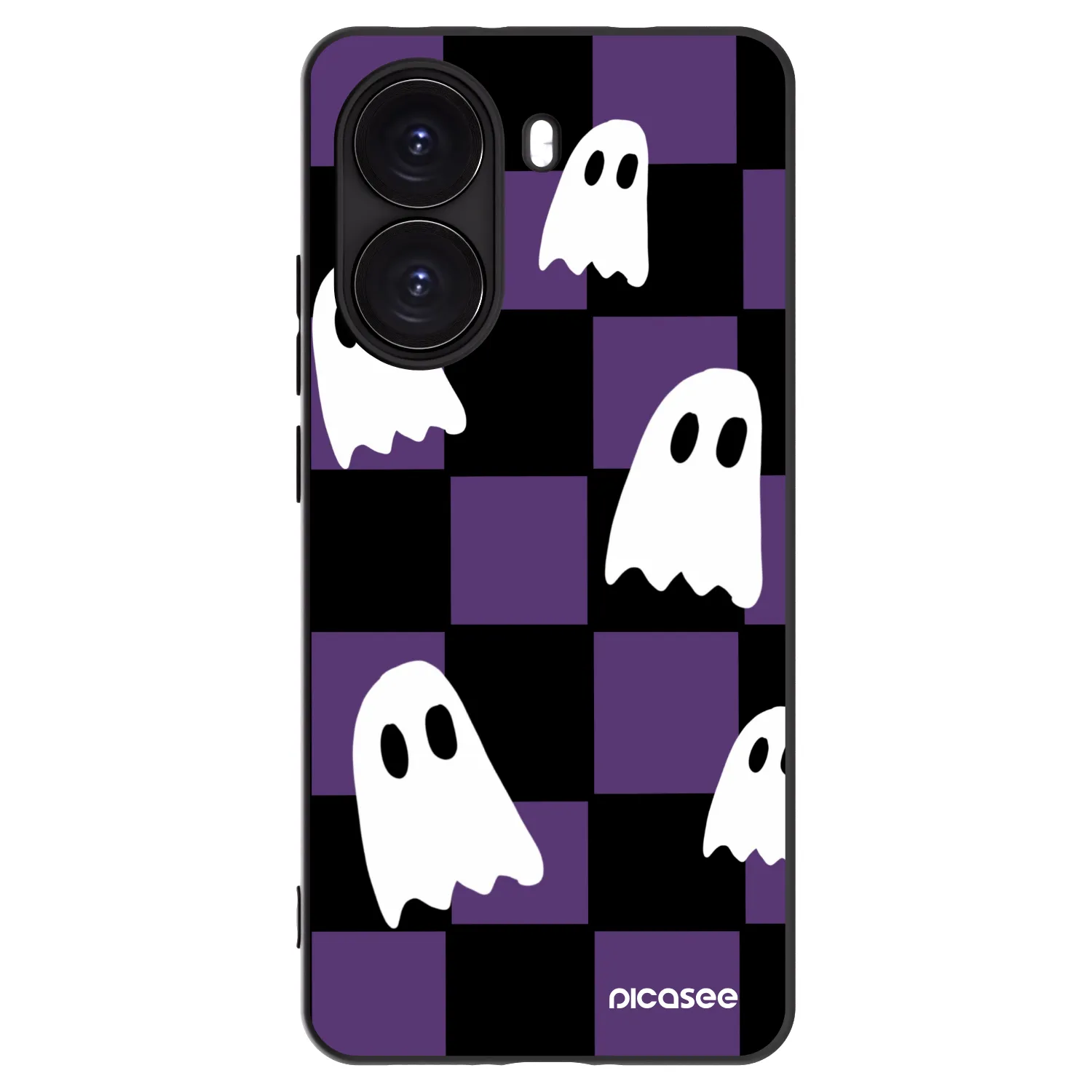 Picasee Xiaomi Poco X7 Pro 5G Hülle - Schwarzes Silikon - Ghosts