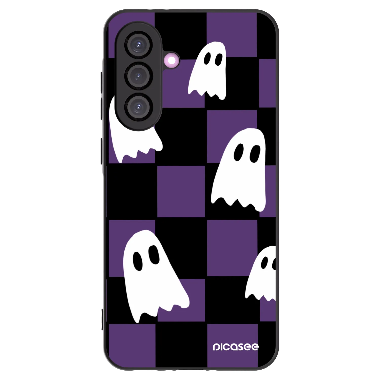 Picasee Samsung Galaxy A56 5G A566B Hülle - Schwarzes Silikon - Ghosts