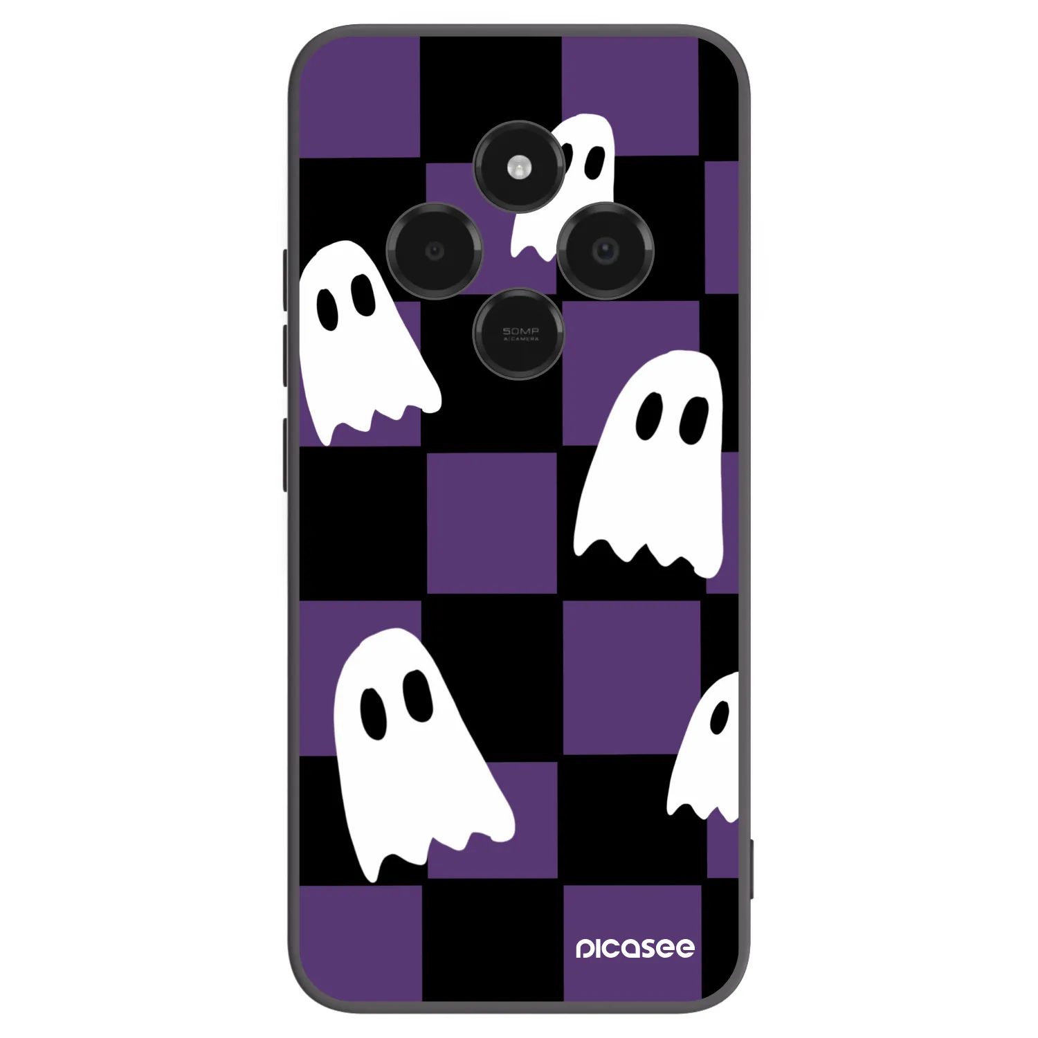 Picasee Xiaomi Poco C75 Hülle - Schwarzes Silikon - Ghosts