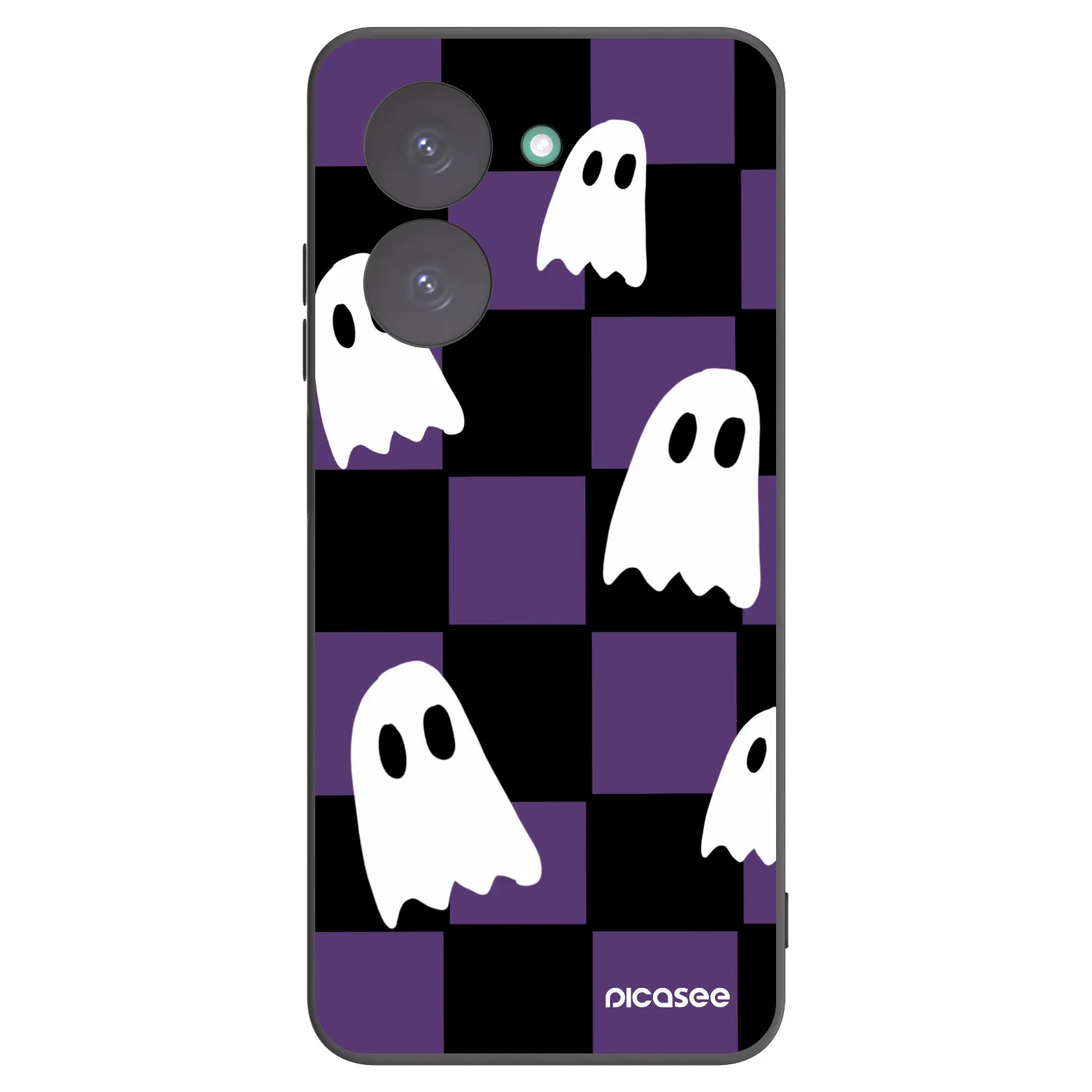 Picasee Xiaomi Redmi A5 Hülle - Schwarzes Silikon - Ghosts