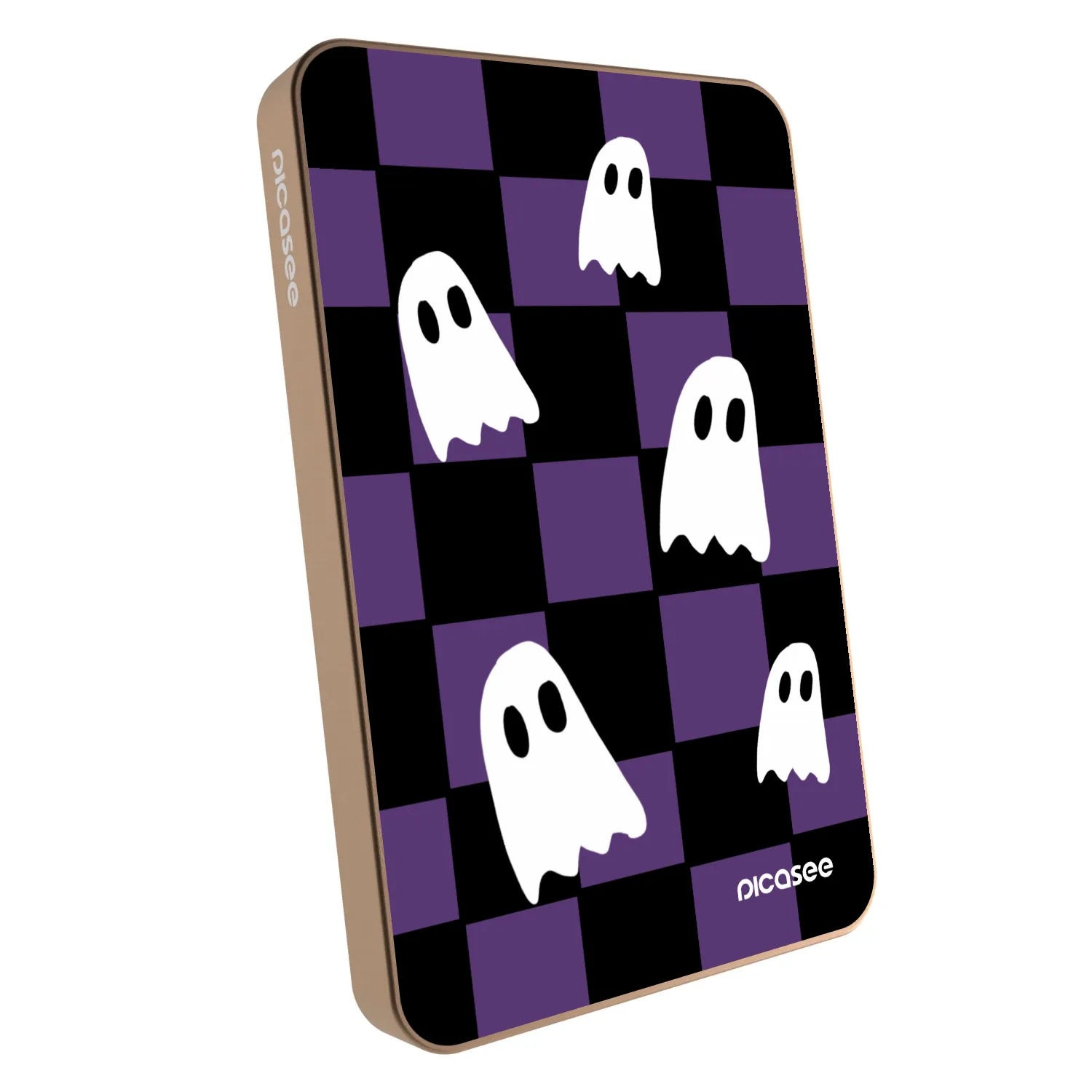 Picasee Powerbank mit MagSafe 5 000 mAh Golden - Ghosts