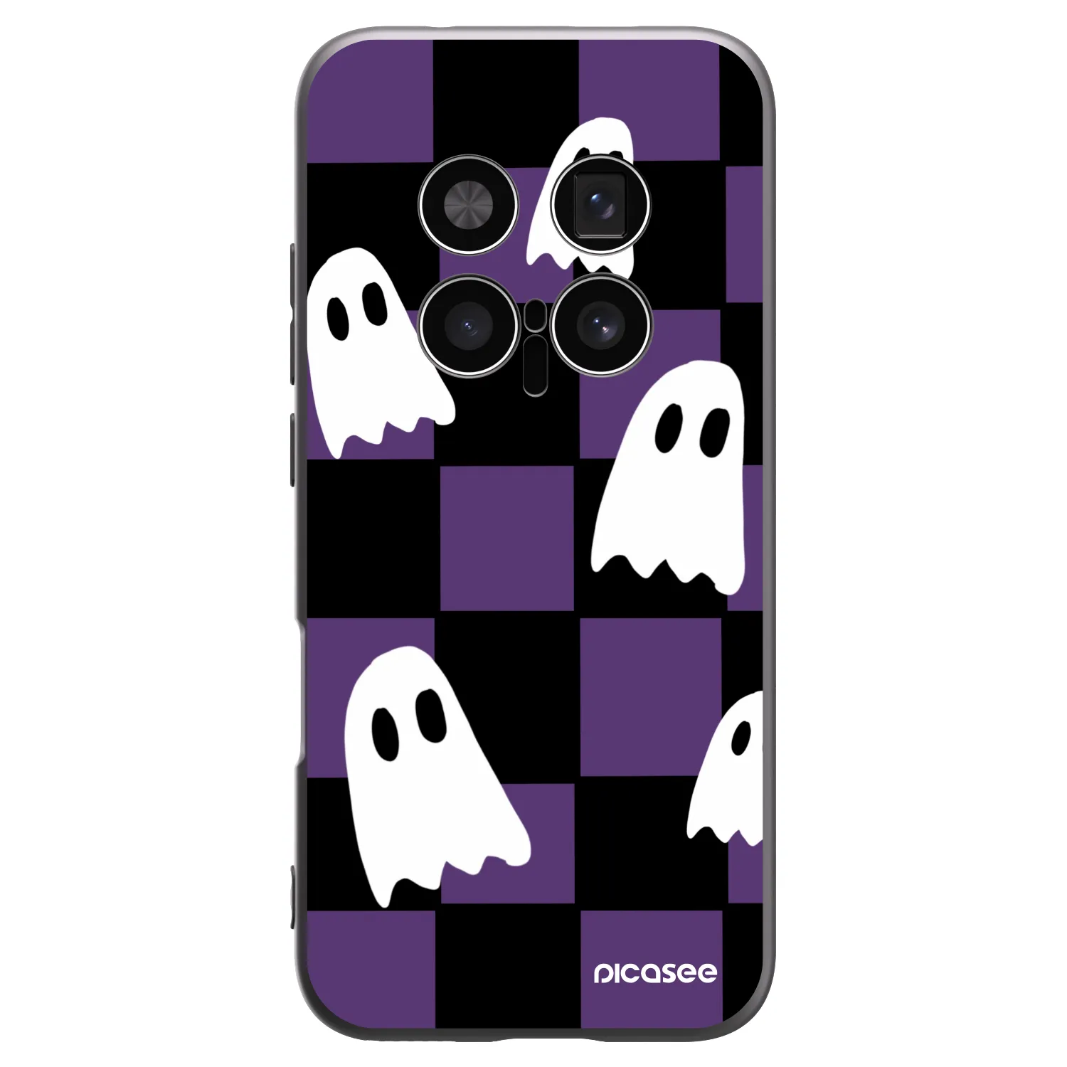 Picasee Honor Magic8 Pro 5G Hülle - Schwarzes Silikon - Ghosts