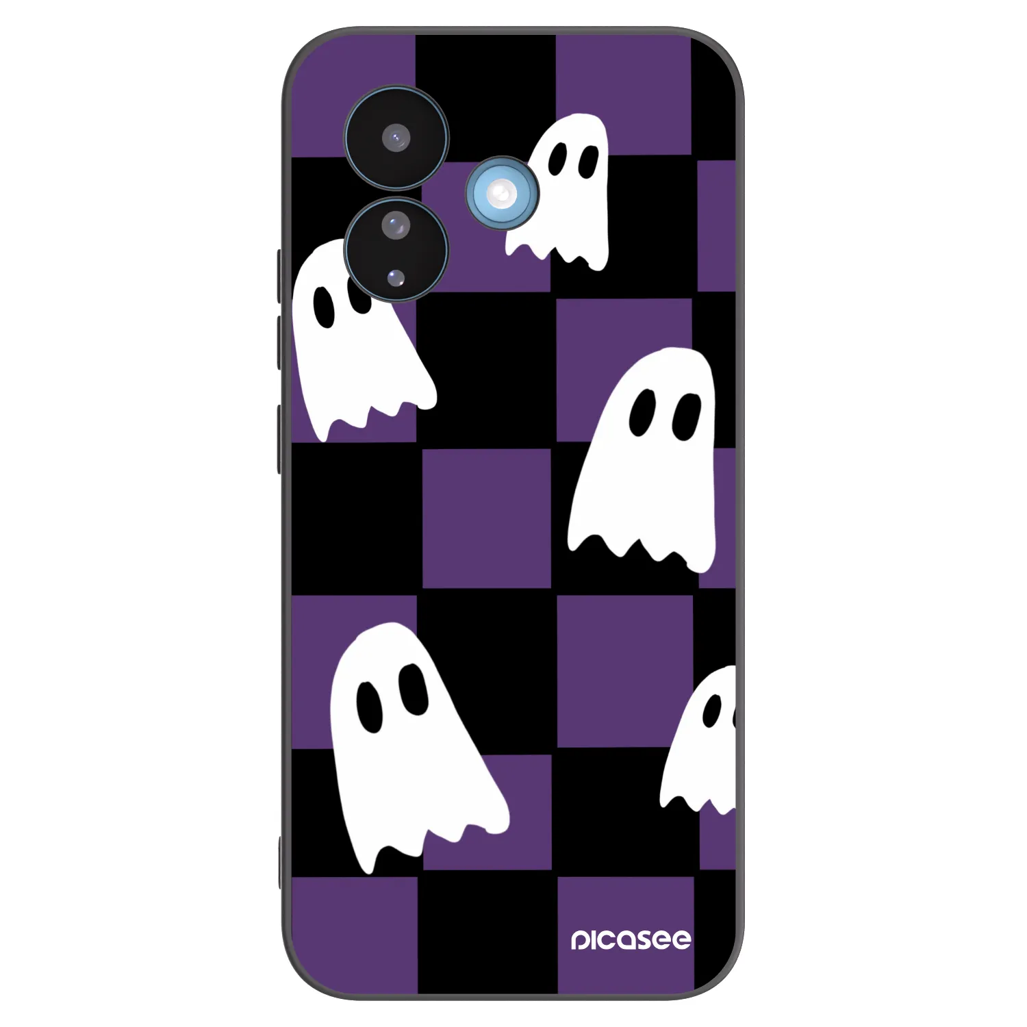 Picasee Xiaomi Redmi Note 17 Pro 5G Hülle - Schwarzes Silikon - Ghosts