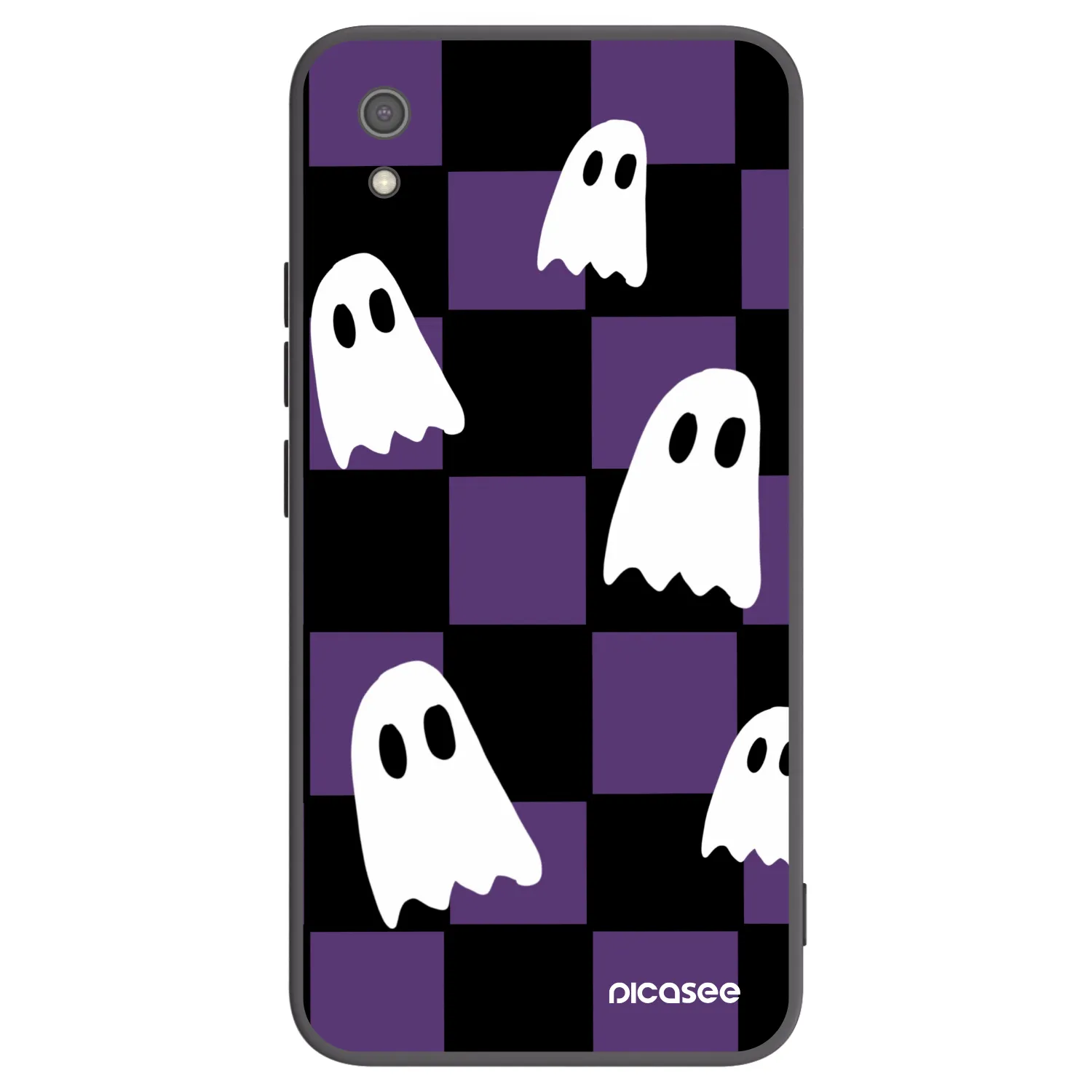 Picasee Xiaomi Redmi 7A Hülle - Schwarzes Silikon - Ghosts