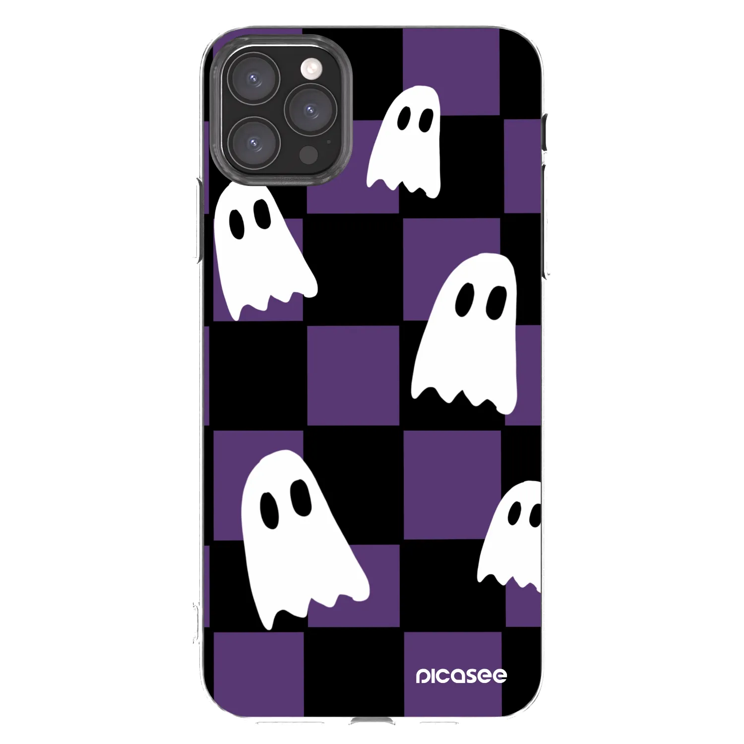Picasee Apple iPhone 11 Pro Max Hülle - Transparentes Silikon - Ghosts