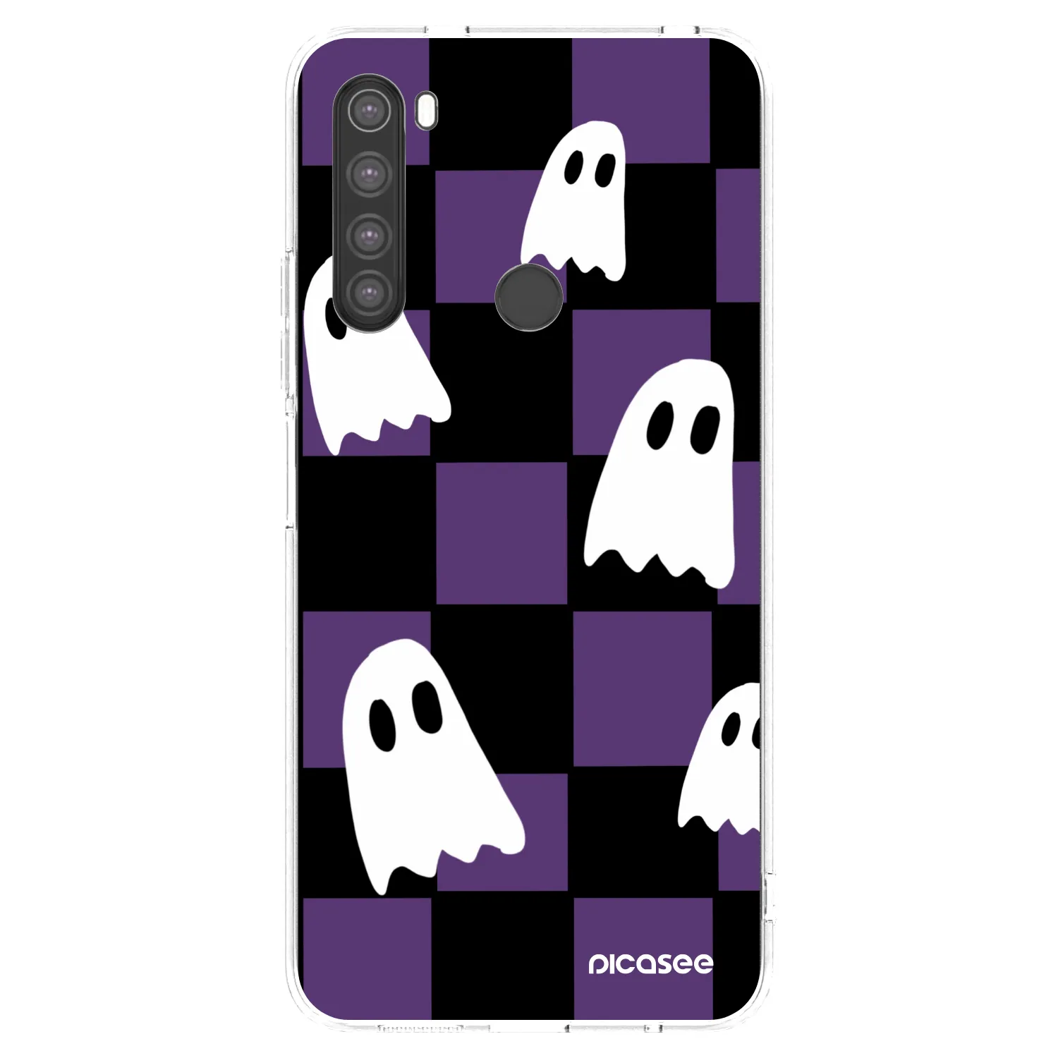Picasee Xiaomi Redmi Note 8 Hülle - Transparentes Silikon - Ghosts