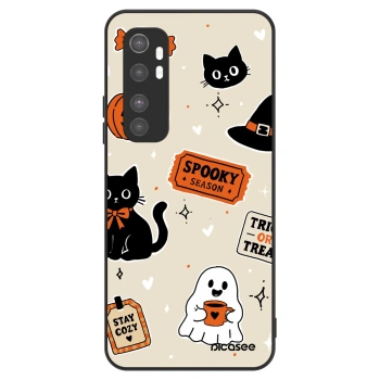 Hülle für Xiaomi Mi Note 10 Lite - Halloween stickers