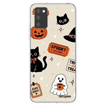 Hülle für Samsung Galaxy A03s A037G - Halloween stickers