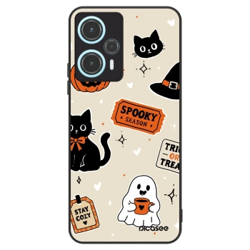 Hülle für Xiaomi Poco F5 - Halloween stickers