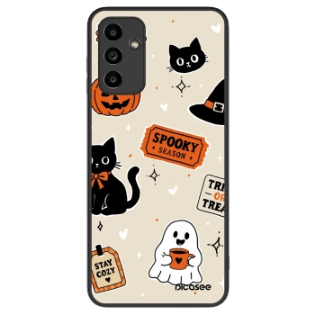 Hülle für Samsung Galaxy A04s A047F - Halloween stickers