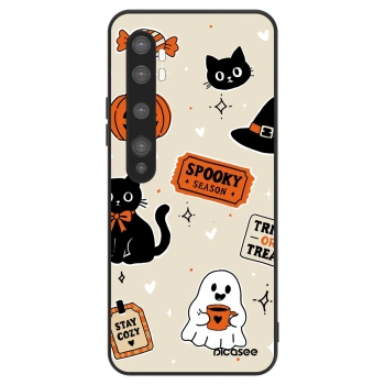 Hülle für Xiaomi Mi Note 10 (Pro) - Halloween stickers