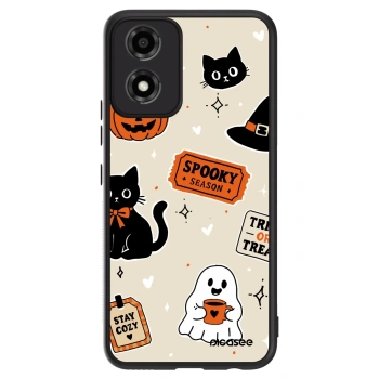 Hülle für Motorola Moto E14 - Halloween stickers
