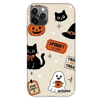 Hülle für Apple iPhone 11 Pro - Halloween stickers
