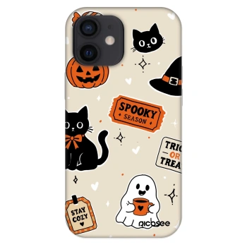 Hülle für Apple iPhone 12 mini - Halloween stickers