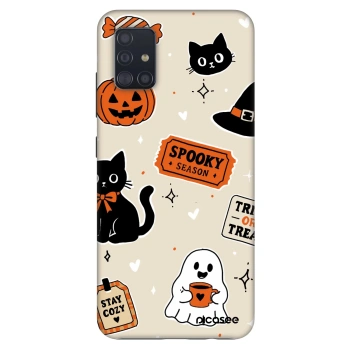 Hülle für Samsung Galaxy A51 A515F - Halloween stickers