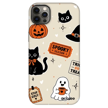Hülle für Apple iPhone 12 Pro Max - Halloween stickers
