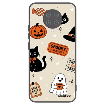 Hülle für Xiaomi Poco F2 Pro - Halloween stickers