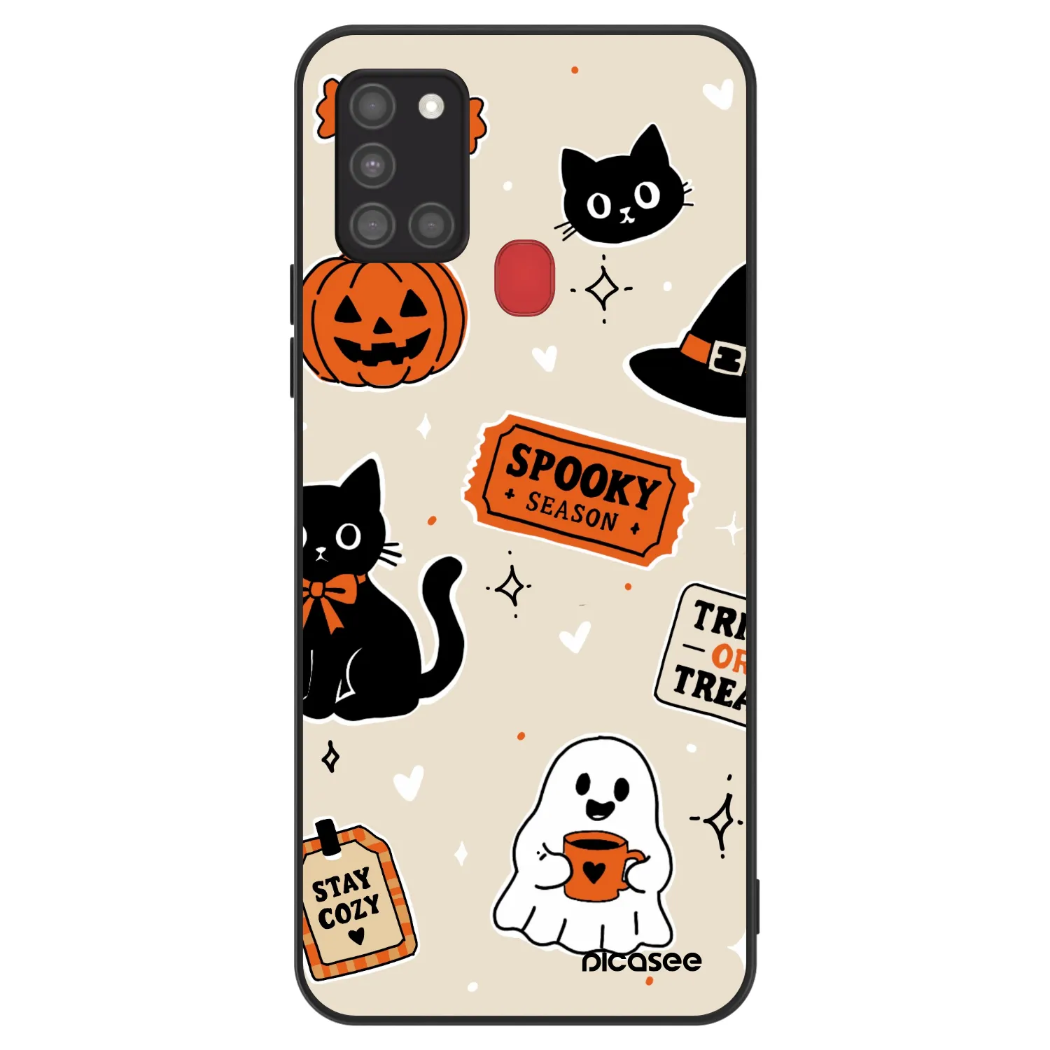 Picasee ULTIMATE CASE für Samsung Galaxy A21s - Halloween stickers