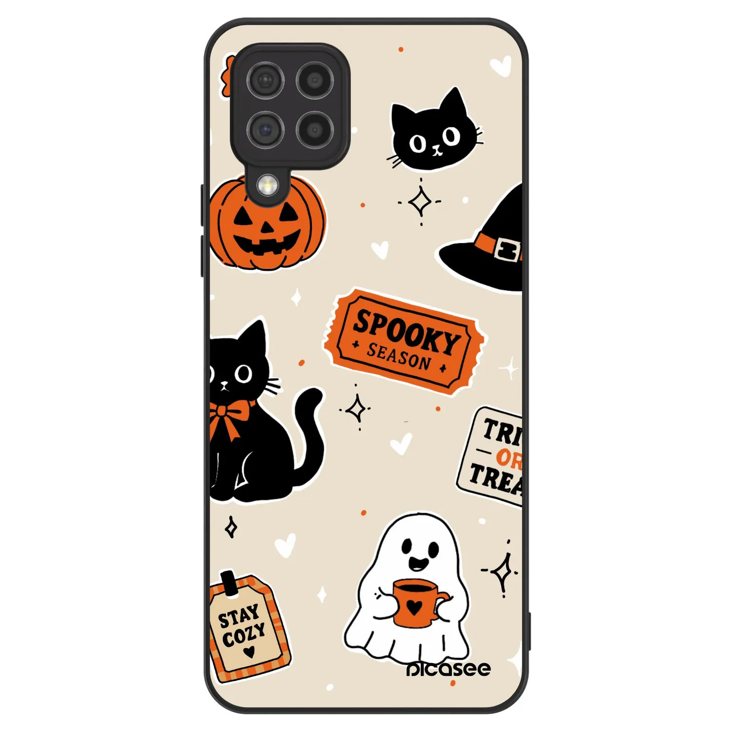 Picasee ULTIMATE CASE für Samsung Galaxy A22 A225F 4G - Halloween stickers