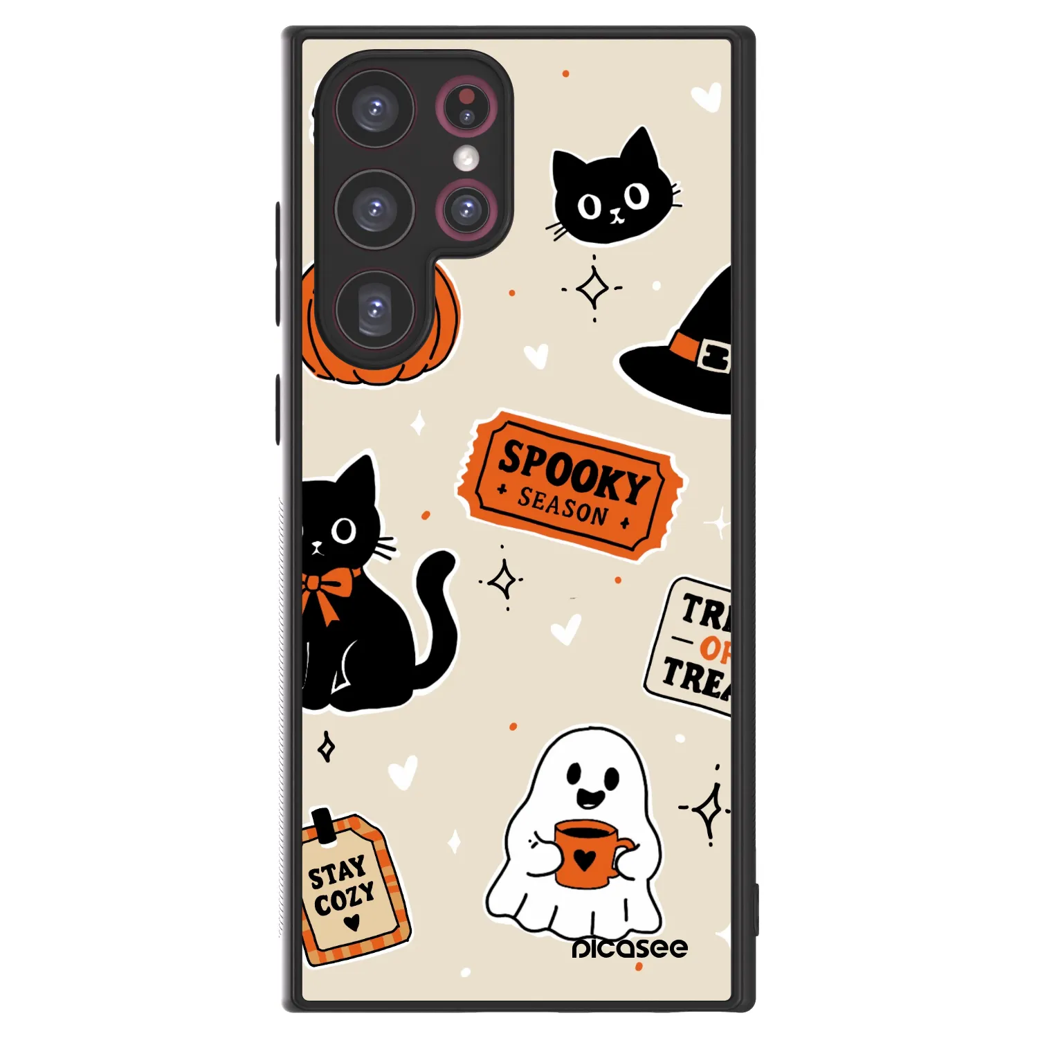 Picasee ULTIMATE CASE für Samsung Galaxy S22 Ultra 5G - Halloween stickers