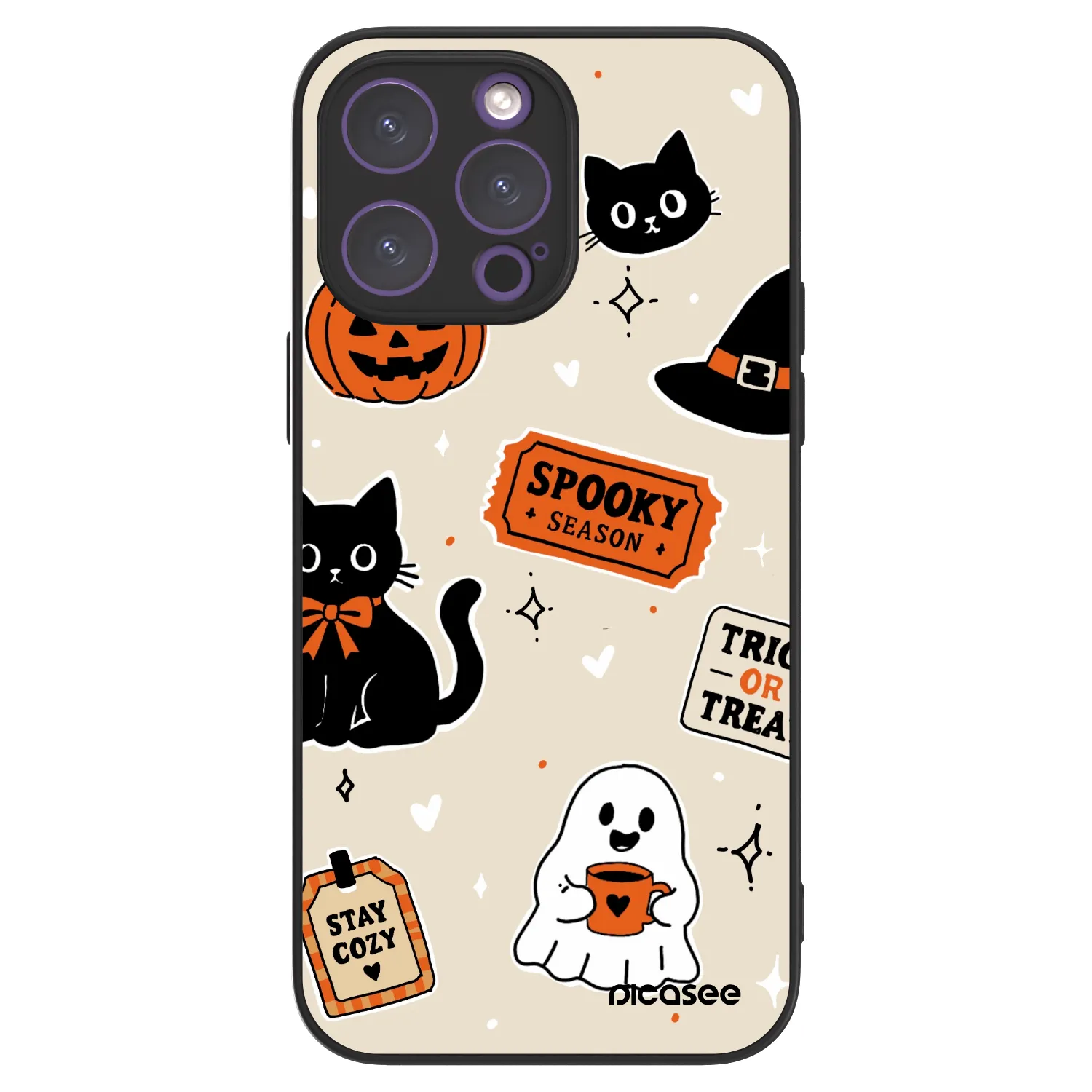 Picasee ULTIMATE CASE für Apple iPhone 14 Pro Max - Halloween stickers