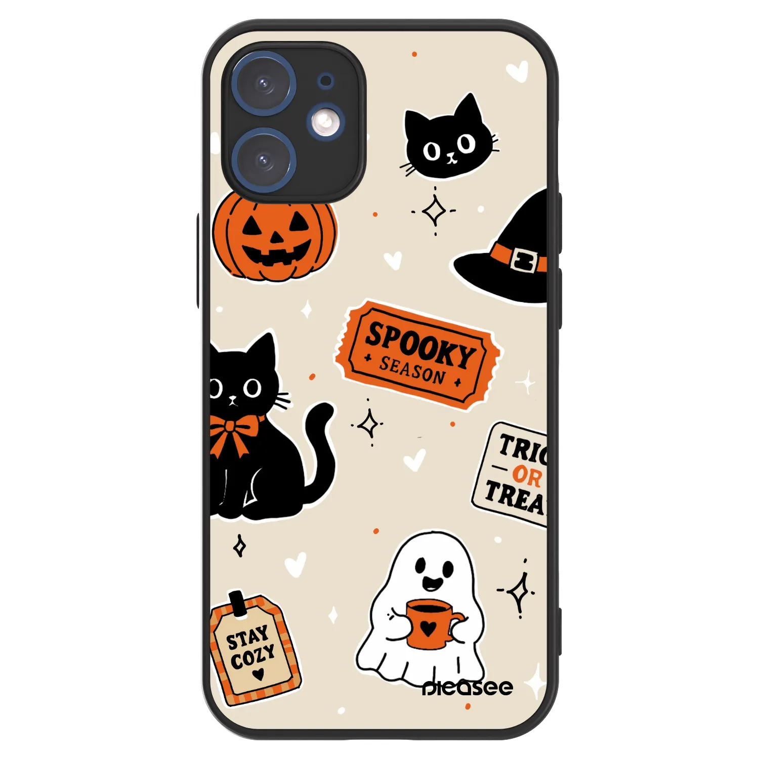 Picasee ULTIMATE CASE MagSafe für Apple iPhone 12 mini - Halloween stickers