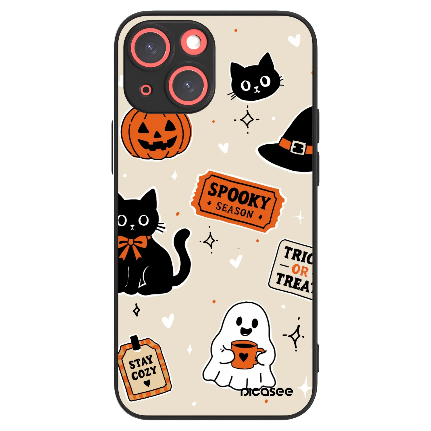 Picasee ULTIMATE CASE MagSafe für Apple iPhone 13 mini - Halloween stickers